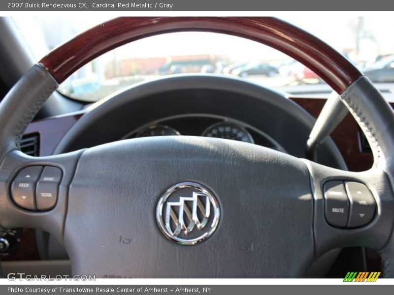 Cardinal Red Metallic / Gray 2007 Buick Rendezvous CX