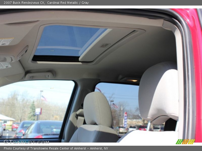 Cardinal Red Metallic / Gray 2007 Buick Rendezvous CX