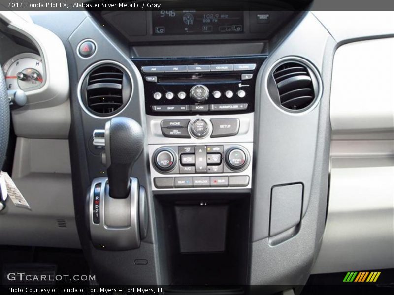 Alabaster Silver Metallic / Gray 2012 Honda Pilot EX