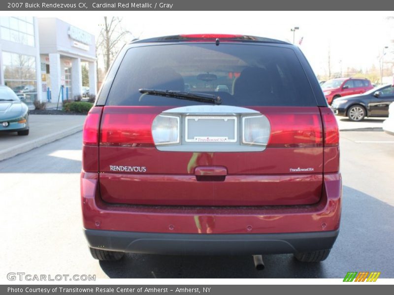 Cardinal Red Metallic / Gray 2007 Buick Rendezvous CX