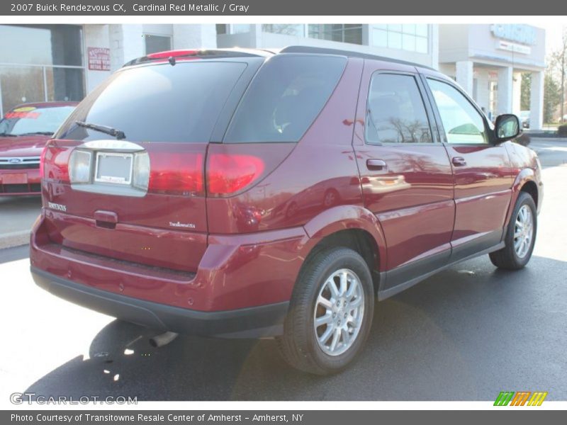 Cardinal Red Metallic / Gray 2007 Buick Rendezvous CX
