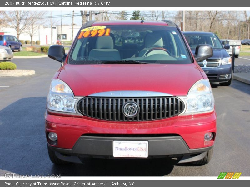 Cardinal Red Metallic / Gray 2007 Buick Rendezvous CX