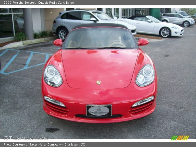 Guards Red / Sand Beige 2009 Porsche Boxster
