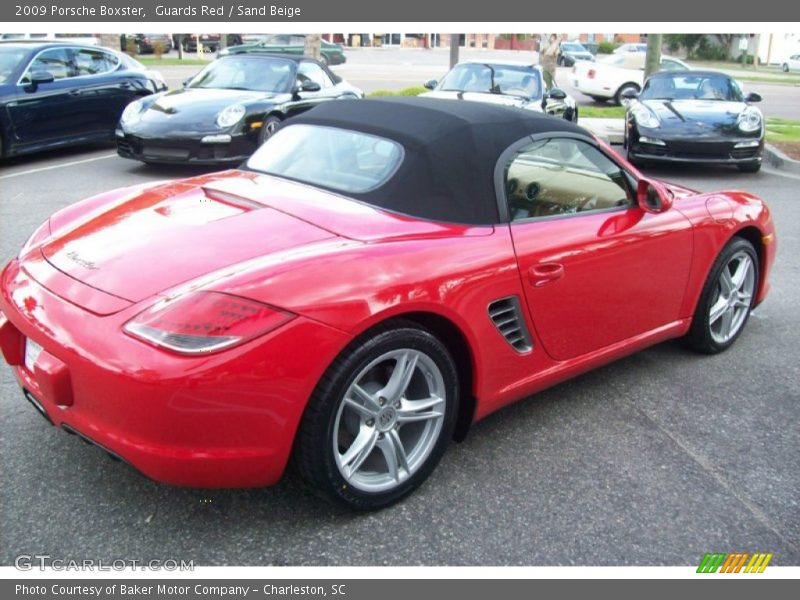 Guards Red / Sand Beige 2009 Porsche Boxster