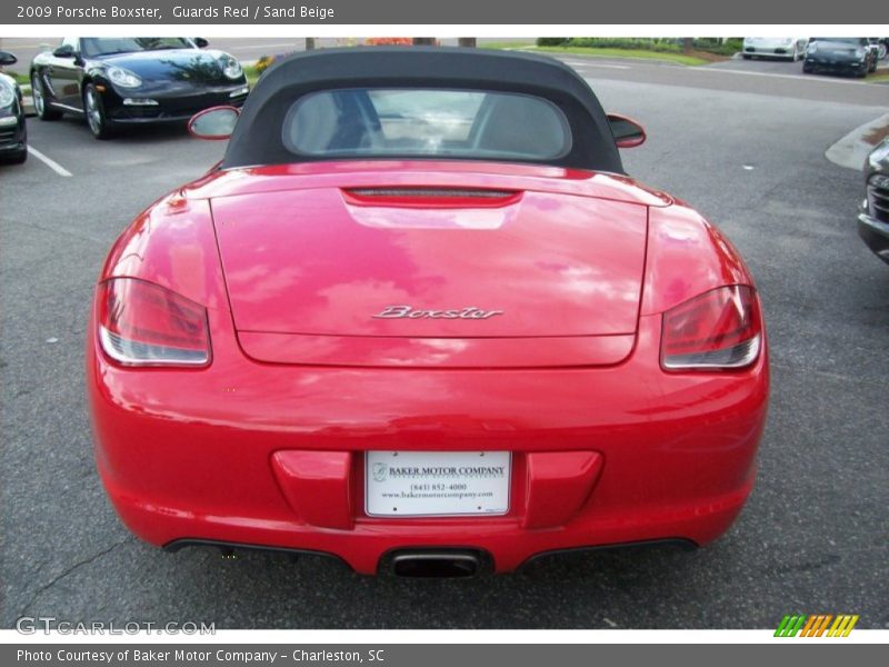 Guards Red / Sand Beige 2009 Porsche Boxster