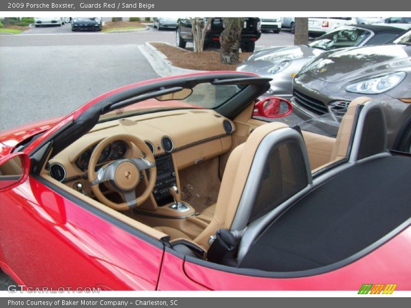 Guards Red / Sand Beige 2009 Porsche Boxster