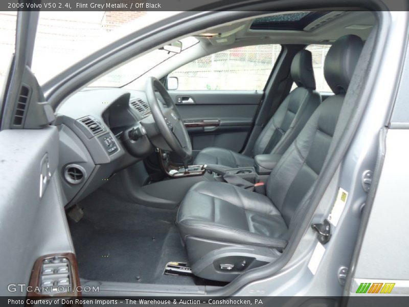  2006 V50 2.4i Off Black Interior