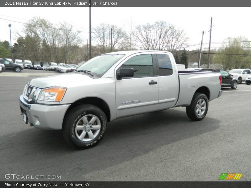 Radiant Silver / Charcoal 2011 Nissan Titan SV King Cab 4x4