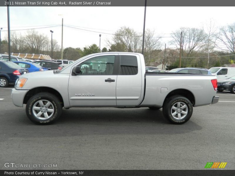 Radiant Silver / Charcoal 2011 Nissan Titan SV King Cab 4x4