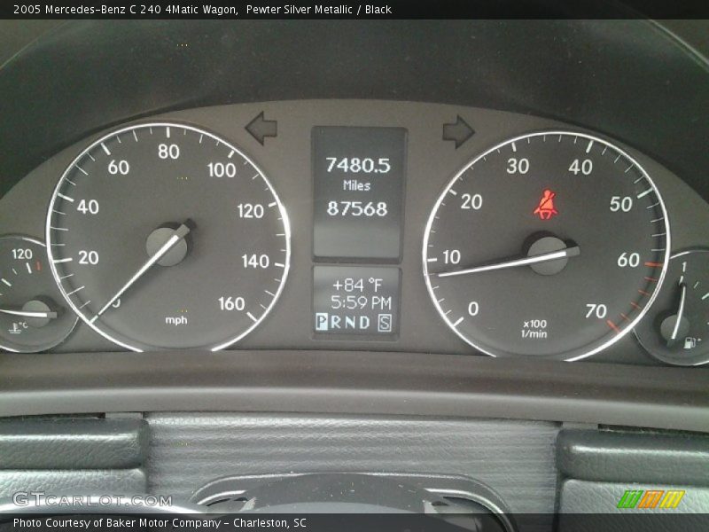 Pewter Silver Metallic / Black 2005 Mercedes-Benz C 240 4Matic Wagon