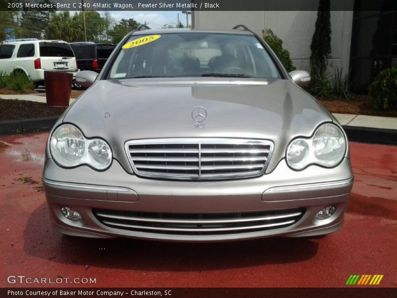 Pewter Silver Metallic / Black 2005 Mercedes-Benz C 240 4Matic Wagon