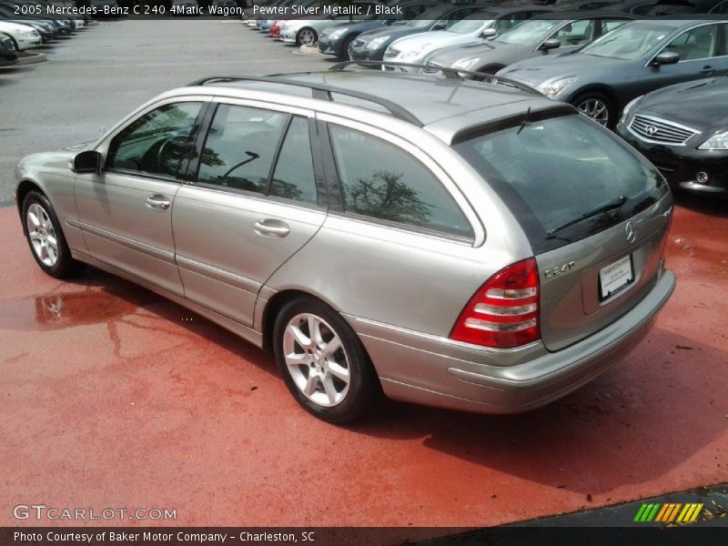 Pewter Silver Metallic / Black 2005 Mercedes-Benz C 240 4Matic Wagon