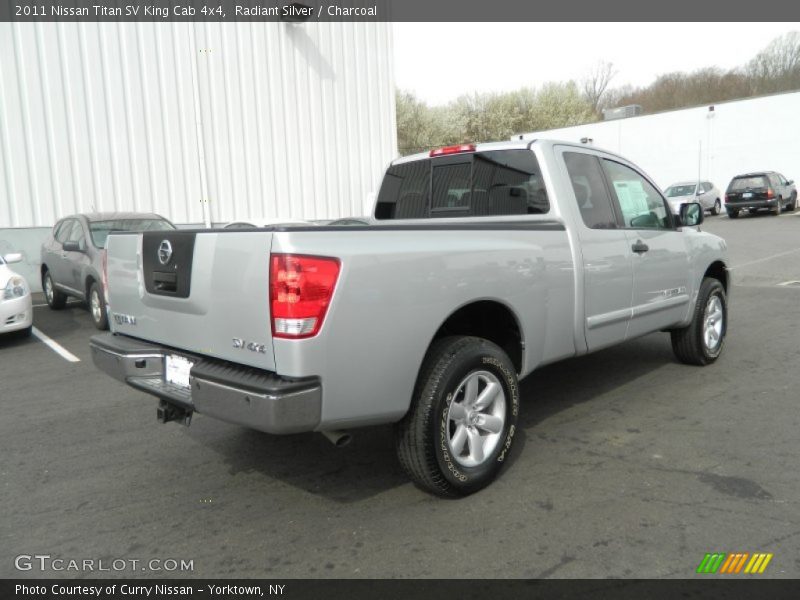 Radiant Silver / Charcoal 2011 Nissan Titan SV King Cab 4x4