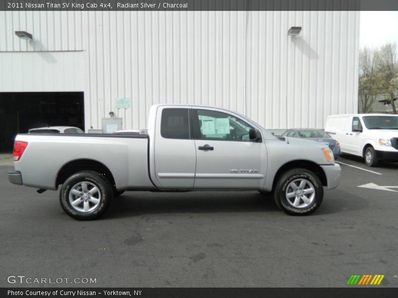 Radiant Silver / Charcoal 2011 Nissan Titan SV King Cab 4x4