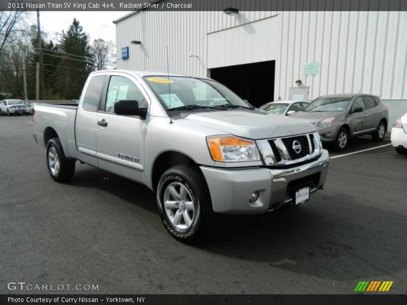 Radiant Silver / Charcoal 2011 Nissan Titan SV King Cab 4x4