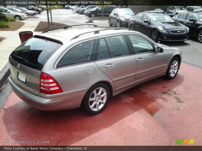 Pewter Silver Metallic / Black 2005 Mercedes-Benz C 240 4Matic Wagon