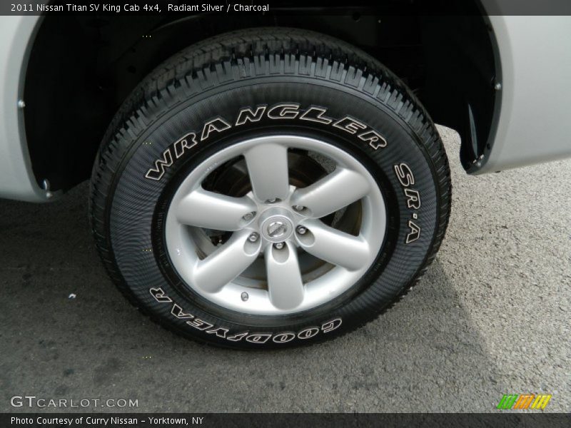 Radiant Silver / Charcoal 2011 Nissan Titan SV King Cab 4x4