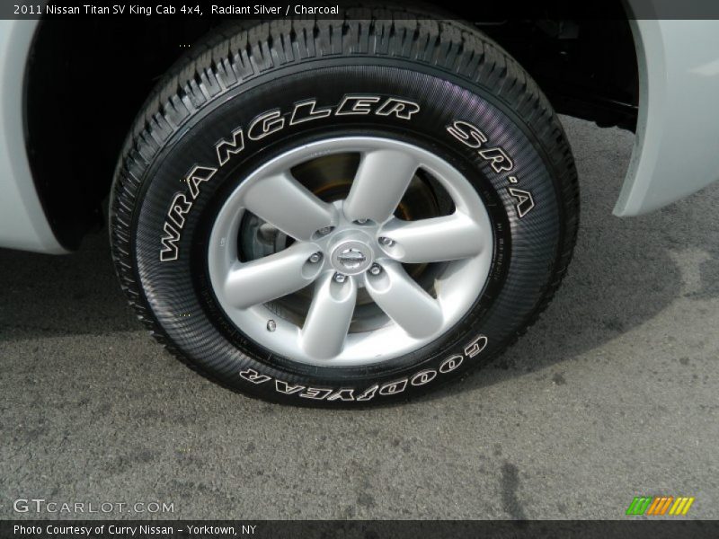 Radiant Silver / Charcoal 2011 Nissan Titan SV King Cab 4x4