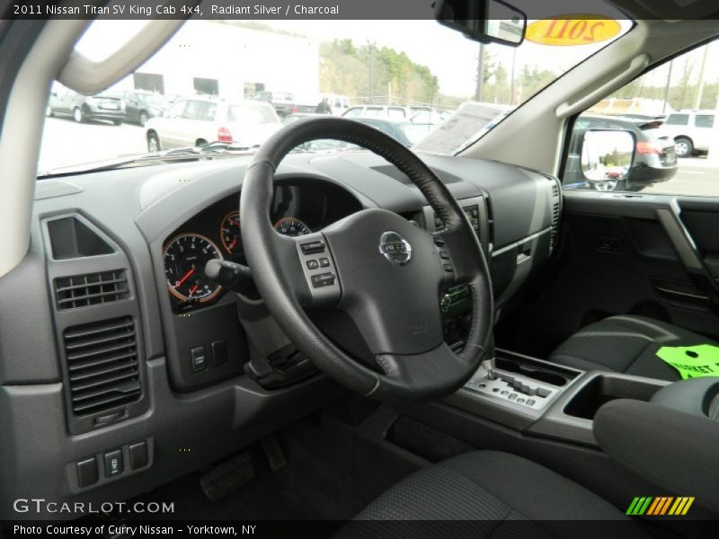 Radiant Silver / Charcoal 2011 Nissan Titan SV King Cab 4x4