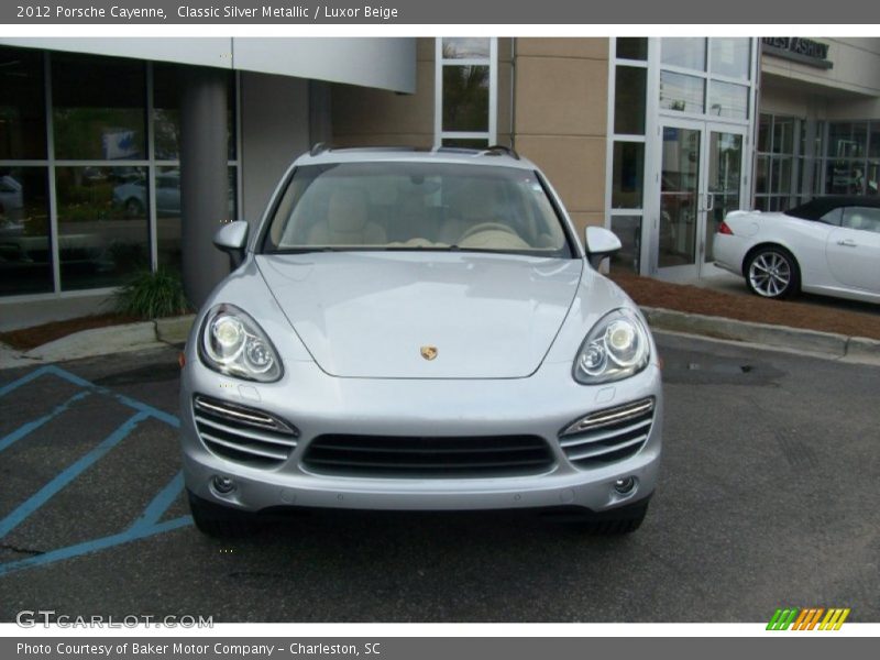 Classic Silver Metallic / Luxor Beige 2012 Porsche Cayenne
