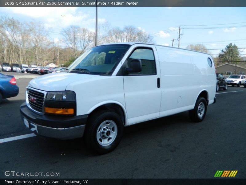 Summit White / Medium Pewter 2009 GMC Savana Van 2500 Commercial