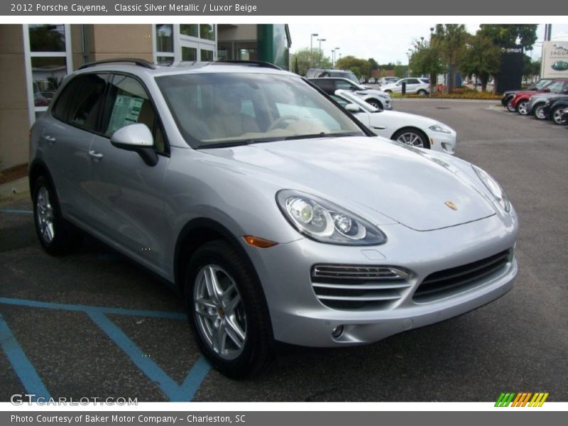 Classic Silver Metallic / Luxor Beige 2012 Porsche Cayenne