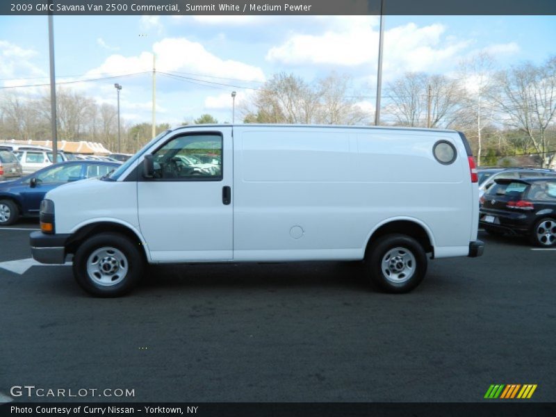Summit White / Medium Pewter 2009 GMC Savana Van 2500 Commercial
