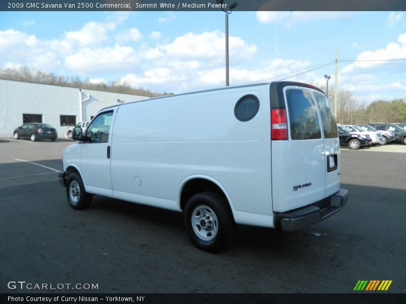 Summit White / Medium Pewter 2009 GMC Savana Van 2500 Commercial
