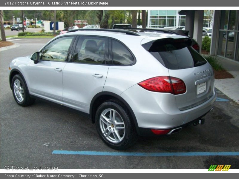 Classic Silver Metallic / Luxor Beige 2012 Porsche Cayenne