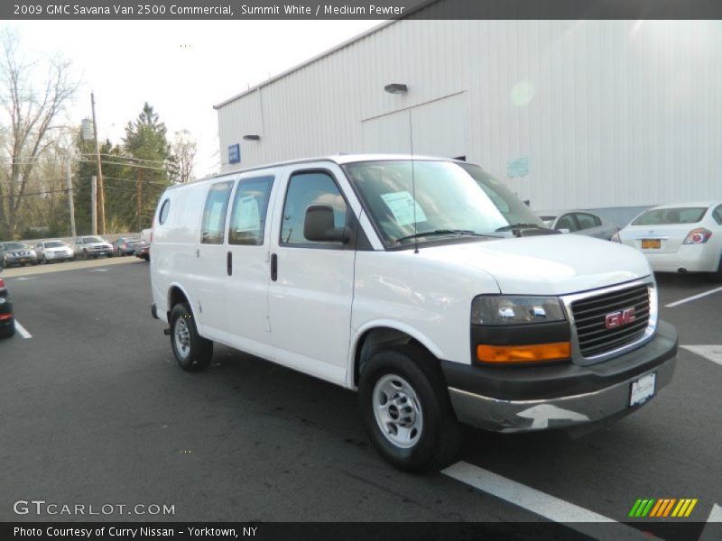 Summit White / Medium Pewter 2009 GMC Savana Van 2500 Commercial