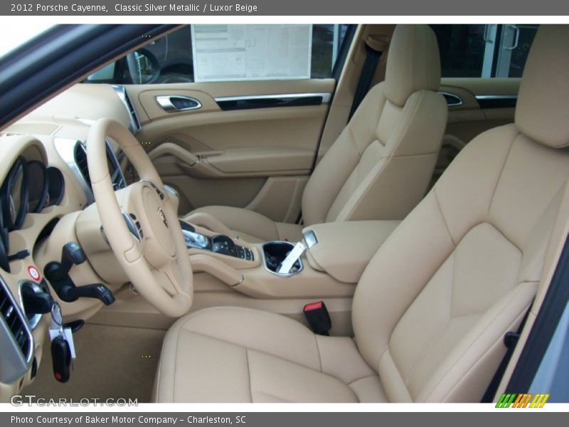 Classic Silver Metallic / Luxor Beige 2012 Porsche Cayenne