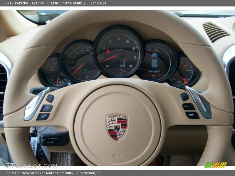 Classic Silver Metallic / Luxor Beige 2012 Porsche Cayenne