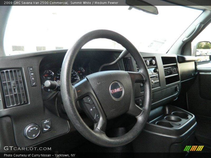 Summit White / Medium Pewter 2009 GMC Savana Van 2500 Commercial