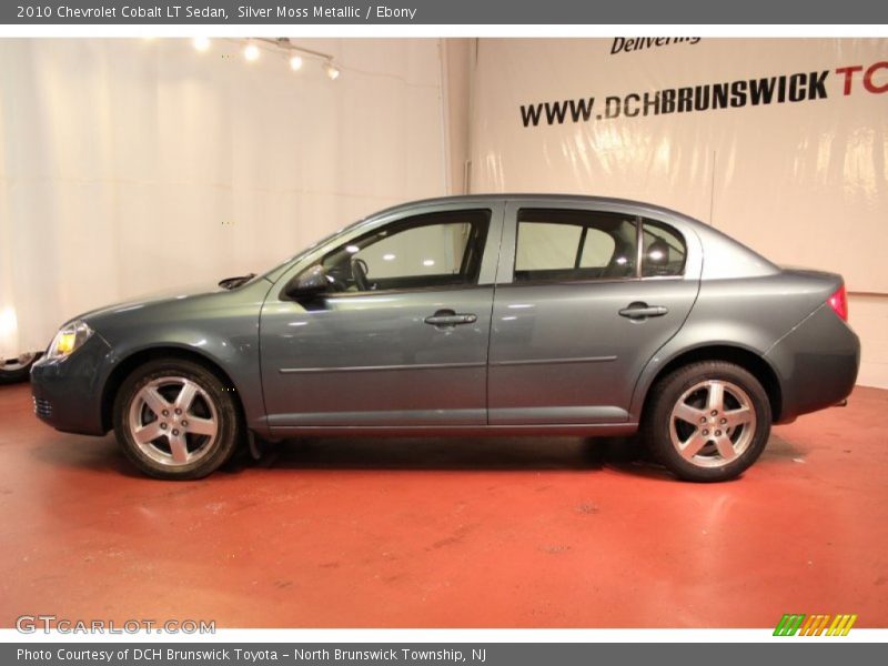 Silver Moss Metallic / Ebony 2010 Chevrolet Cobalt LT Sedan