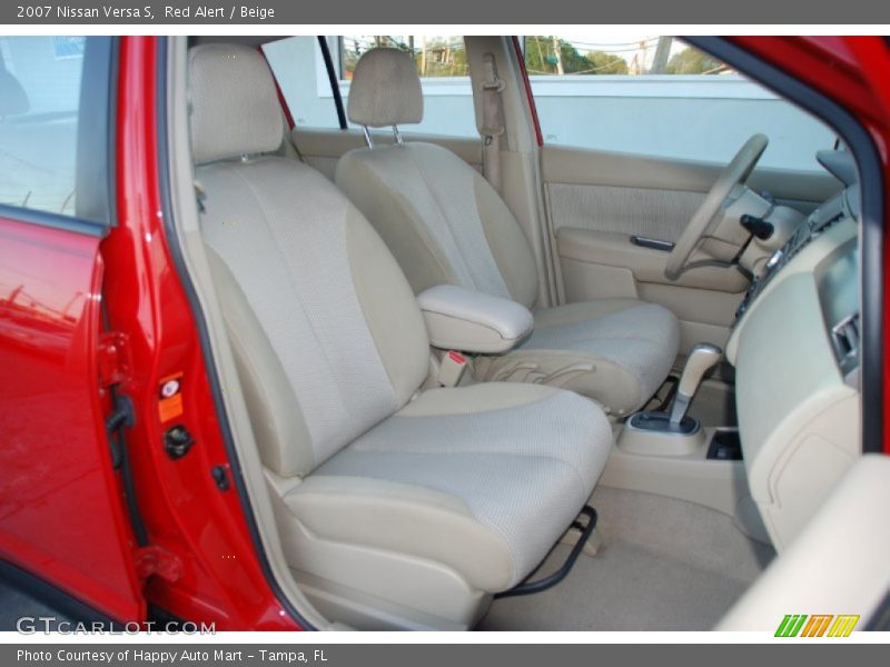 Red Alert / Beige 2007 Nissan Versa S