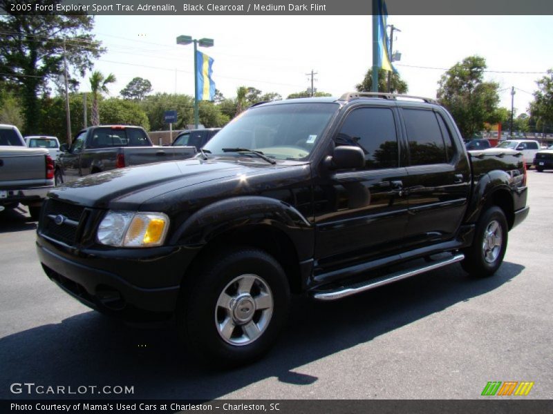 Black Clearcoat / Medium Dark Flint 2005 Ford Explorer Sport Trac Adrenalin