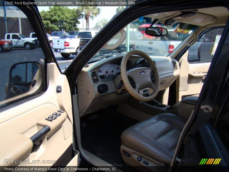 Black Clearcoat / Medium Dark Flint 2005 Ford Explorer Sport Trac Adrenalin