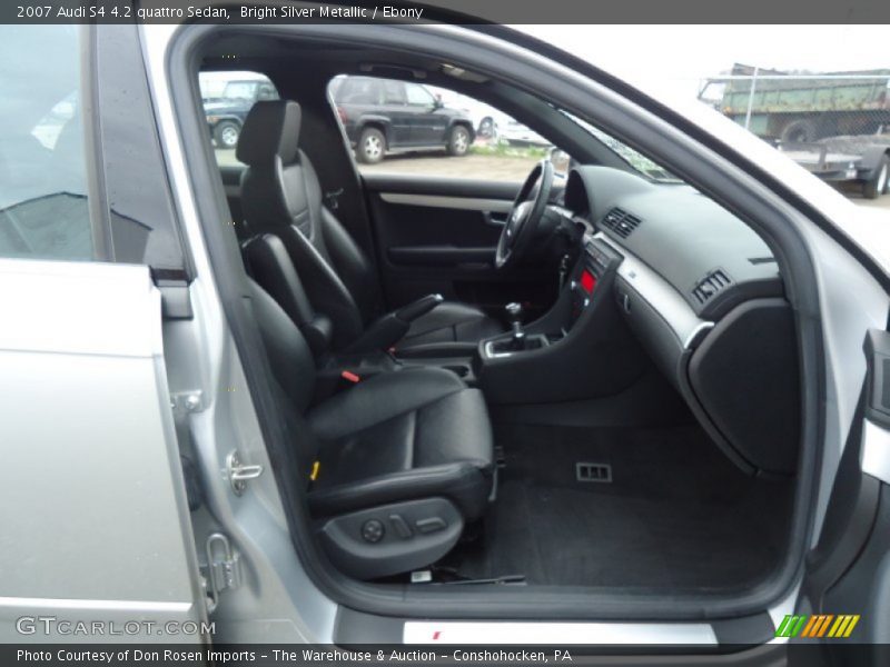 Bright Silver Metallic / Ebony 2007 Audi S4 4.2 quattro Sedan