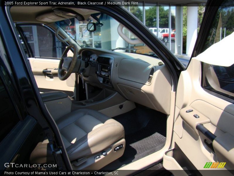 Black Clearcoat / Medium Dark Flint 2005 Ford Explorer Sport Trac Adrenalin