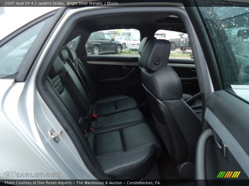 Rear Seat of 2007 S4 4.2 quattro Sedan