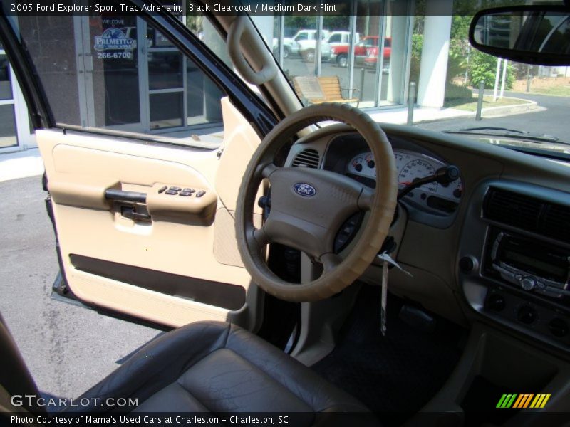 Black Clearcoat / Medium Dark Flint 2005 Ford Explorer Sport Trac Adrenalin