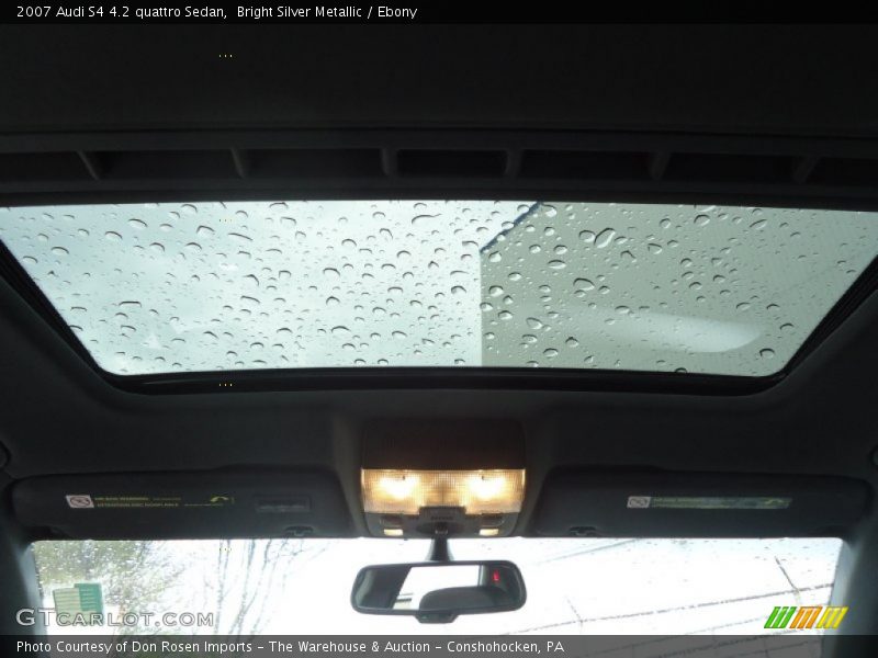 Bright Silver Metallic / Ebony 2007 Audi S4 4.2 quattro Sedan