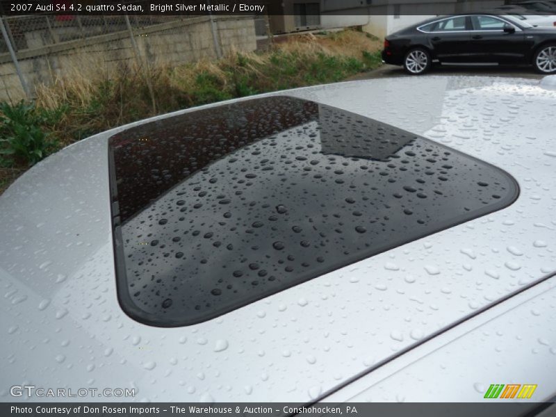 Bright Silver Metallic / Ebony 2007 Audi S4 4.2 quattro Sedan