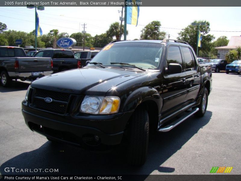 Black Clearcoat / Medium Dark Flint 2005 Ford Explorer Sport Trac Adrenalin