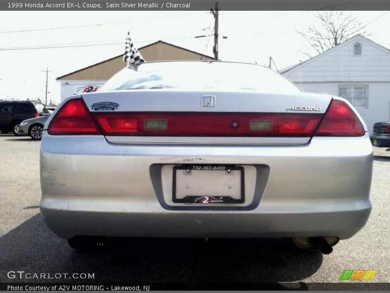 Satin Silver Metallic / Charcoal 1999 Honda Accord EX-L Coupe