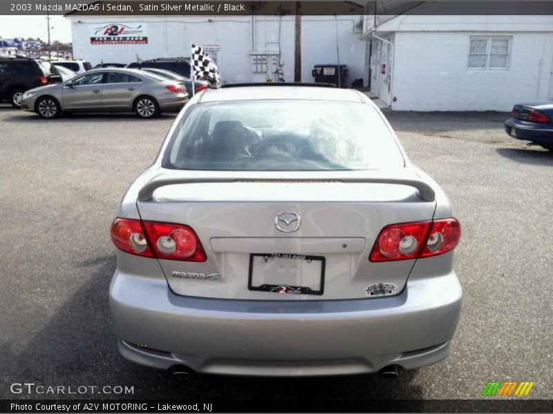 Satin Silver Metallic / Black 2003 Mazda MAZDA6 i Sedan