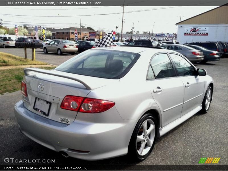Satin Silver Metallic / Black 2003 Mazda MAZDA6 i Sedan