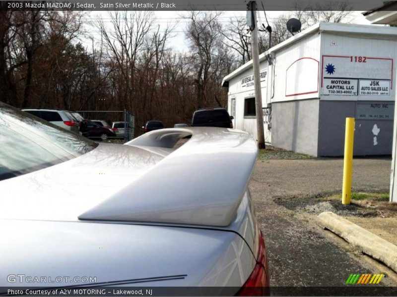 Satin Silver Metallic / Black 2003 Mazda MAZDA6 i Sedan