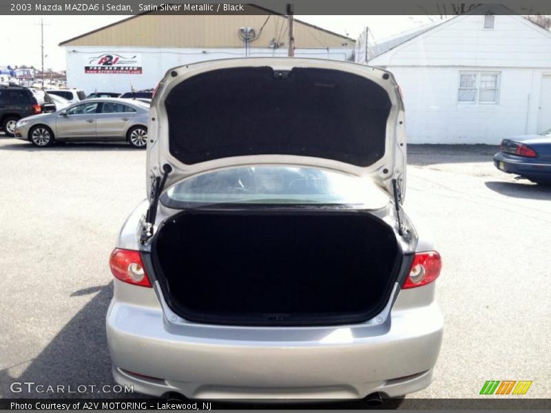 Satin Silver Metallic / Black 2003 Mazda MAZDA6 i Sedan