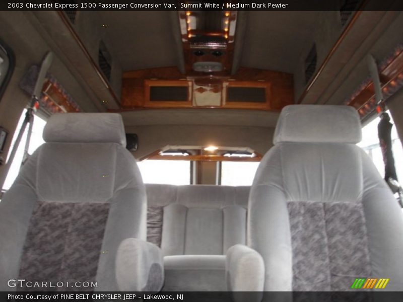 Summit White / Medium Dark Pewter 2003 Chevrolet Express 1500 Passenger Conversion Van